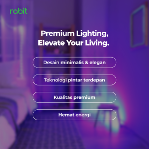 Smart Light Downlight Slim 18W Bluetooth 26 Keunggulan Rabit smart downlight berdesain minimalis, pintar, berkualitas premium, dan hemat energi.