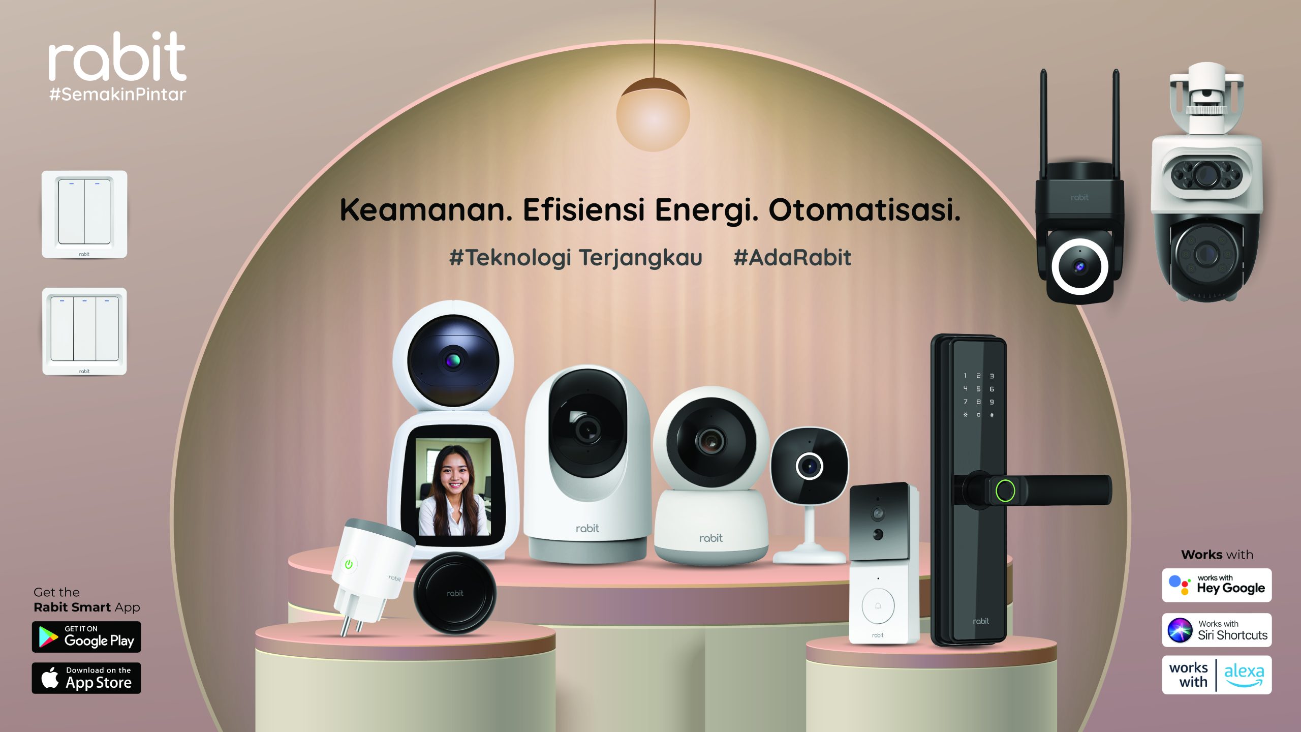 Rabit Smart Home Website Homepage