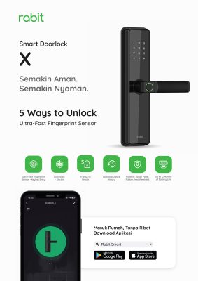 Jasa Pasang Smart Door Lock Bogor Profesional dari Rabit Smart Home