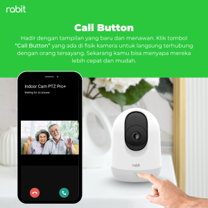 Smart IP Camera CCTV Indoor PTZ Pro + - Call Button