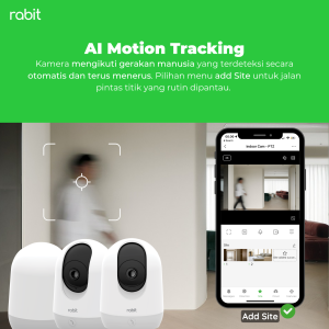 Smart IP Camera CCTV Indoor PTZ Pro + - Call Button