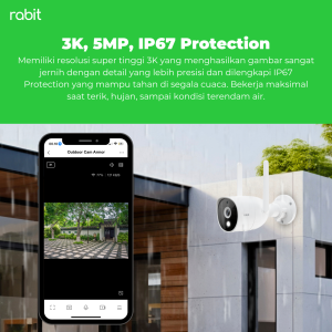 Smart IP Camera CCTV Outdoor Armor - Waterproof IP67