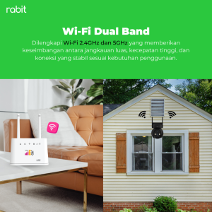 Smart IP Camera CCTV Outdoor PTZ Pro - WIFI Dual Band