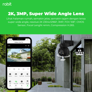 Smart IP Camera CCTV Outdoor PTZ Pro - WIFI Dual Band