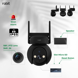 Smart IP Camera CCTV Outdoor PTZ Pro - WIFI Dual Band