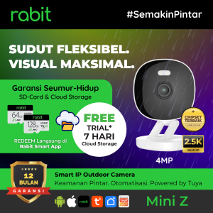 Smart IP Camera CCTV Outdoor Z - Wide Angle (White Version)