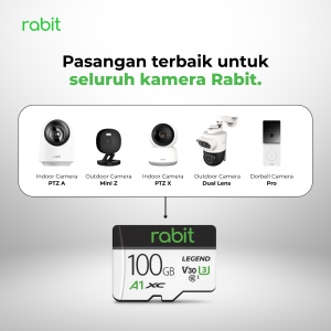 Kompatibilitas Rabit Micro SD untuk berbagai tipe kamera CCTV dan Doorbell Rabit