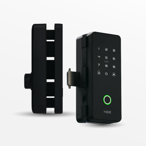 Alternative view of RABIT Smart Doorlock Glass Pintu Kaca Sliding Tanpa Handle Gagang